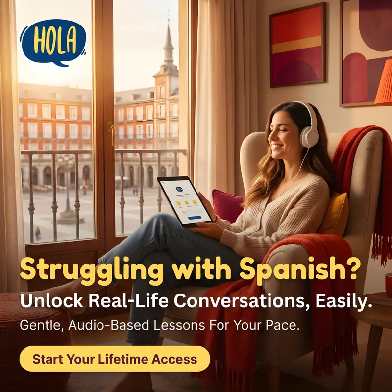 Struggling with Spanish? Unlock real-life conversations easily.